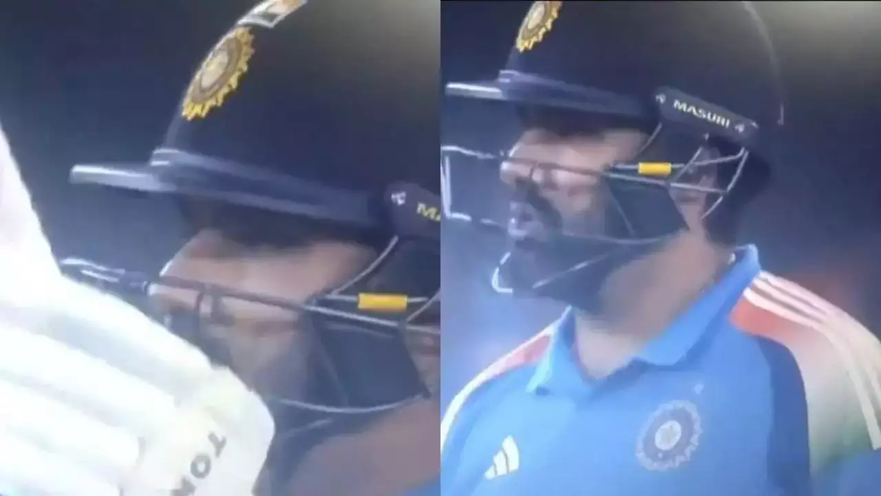 Band Karo...: Rohit Sharma Loses Cool At DJ In Cuttack ODI; Angry Outburst Goes Viral - Watch