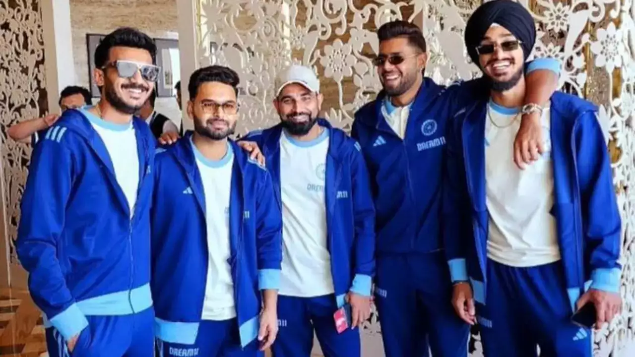 Watch: Team India Leaves For Dubai For ICC Champions Trophy 2025