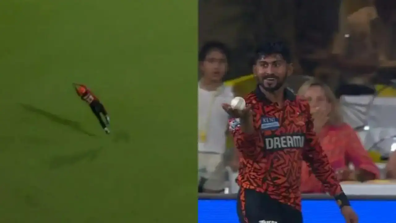 Greatest Catch In IPL History? Kamindu Mendis' Flying Stunner Ends Dewald Brevis' Impressive CSK Debut - Watch