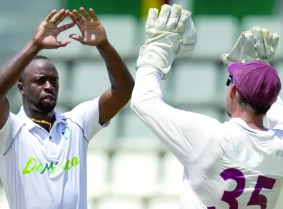 WI on verge of victory in first Test