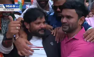 Nitish Kumar Reddy's Father Gets Emotional, Sheds Tears After Son Slams Ton At MCG - Watch