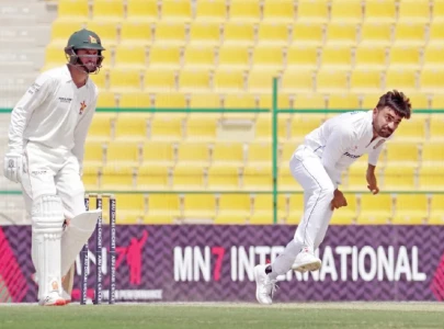 Afg claim series victory after Rashid flattens Zim