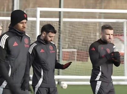 Luke Shaw returns to training for Manchester United ahead of Europa League match