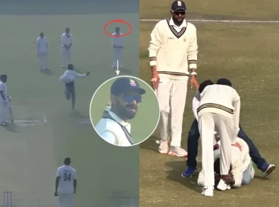 Watch: Fan evades security to touch Virat Kohli’s feet during Ranji Trophy