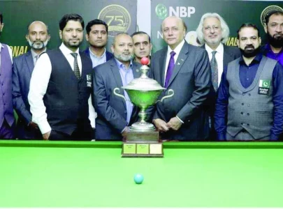 Shahid Aftab wins National Snooker title