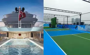 Pickleball On Sea! 288-Foot Superyacht Has Court That Doubles Up As Helipad