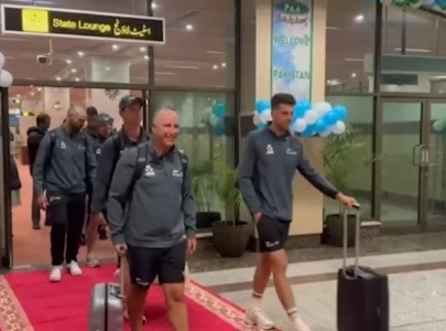 New Zealand arrive in Lahore for tri-nation series, CT 2025