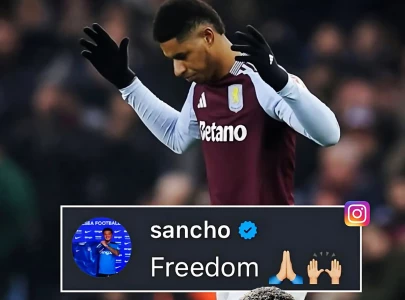 Jadon Sancho trolls Manchester United after Marcus Rashford’s Aston Villa debut