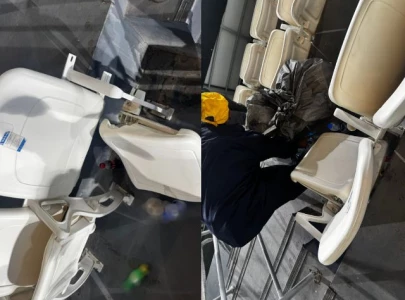 WATCH: Fans damage chairs during Afghanistan-England match at Gaddafi Stadium