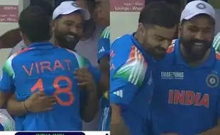 Watch: Virat Kohli, Rohit Sharma Share Priceless Hug After India Qualify For 2025 Champions Trophy Final