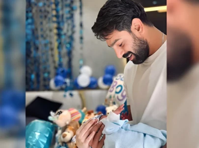 Haris Rauf shares first glimpse of newborn son, reveals name