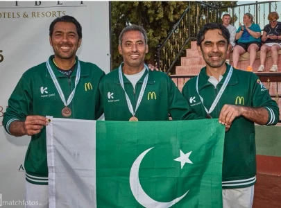 Pakistan win bronze at ITF Masters World Tennis Championship