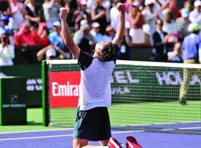 Draper proud to be Indian Wells champ