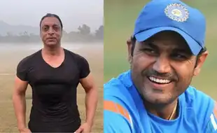 'Fed Up Of Him Running Same Tape For 20 years' - Shoaib Akhtar Slams Sehwag for Reference To Triple Hundred