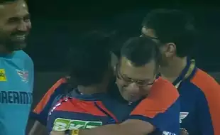 Watch: Sanjiv Goenka On Cloud Nine After LSG Defeat Sunrisers Hyderabad, Hugs Captain Rishabh Pant