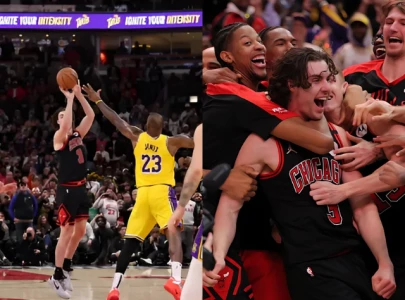 WATCH: Josh Giddey's insane half-court buzzer beater in Lakers vs Bulls