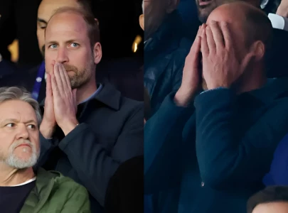 Prince William’s emotions run high as his beloved Aston Villa lose to PSG in UCL