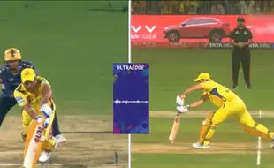 MS Dhoni LBW Creates Massive Controversy, Stephen Fleming Confronts Umpire In CSK vs KKR IPL 2025 Match