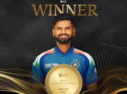 India's Shreyas Iyer named ICC Men's Player of the Month for March