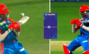 Brainfade Or Tactical Call? Abhishek Porel Edges Delivery To Sanju Samson, RR Refuse To Appeal - Watch