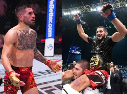 Ilia Topuria fires at Khabib Nurmagomedov, says he'll take Islam Makhachev's title