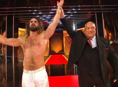 Rollins wins after Heyman turns heel on Reigns, Punk at WWE WrestleMania