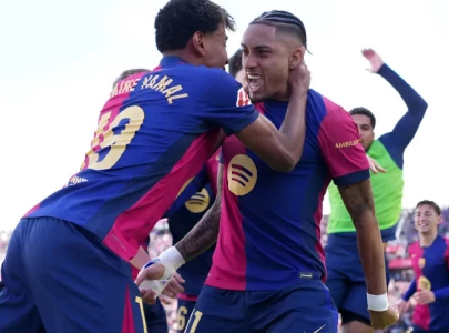 Barcelona vs Celta Vigo 4-3: Raphinha's 98' penalty completes insane comeback