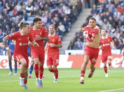 Liverpool on brink of title, Leicester relegated