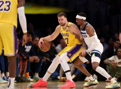 Lakers vs Timberwolves 94-85: Doncic, James lead gritty LA to tie series 1-1