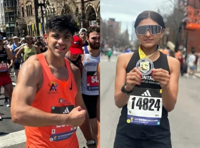 Pakistani runners clock sub-four-hour finishes at 2025 Boston Marathon