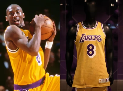 Kobe Bryant’s iconic debut Lakers jersey sells for $7m in auction