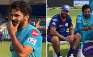 'Kya Re Hero, Ghar Ka Team Hai Kya?' Rohit Sharma Roasts Shardul Thakur For Showing Up Late At Practice