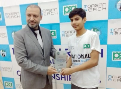 Sohail wins Morgan Reach Jr Squash