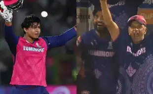 Rahul Dravid Jumps Off Wheelchair, Freak Celebration Goes Viral After Vaibhav Suryavanshi's 35-Ball Hundred
