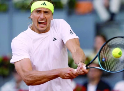 Alexander Zverev crashes in Madrid Open