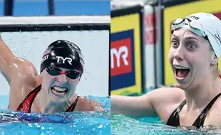 Katie Ledecky Smashes 800m Freestyle World Record; Gretchen Walsh Rewrites 100m Butterfly Mark Twice