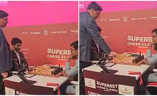 In Battle Between India vs India, Viswanathan Anand Makes the First Move in Superbet Classic