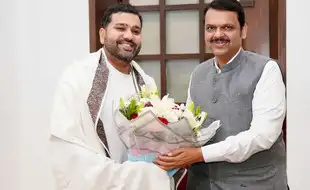 Rohit Sharma Honoured by Maharashtra CM Devendra Fadnavis Post Test Retirement