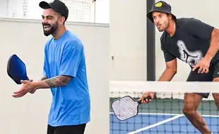 Virat Kohli And RCB Mates Enjoy Pickleball After Rain Disrupts Practice Before SRH Clash: See Pics