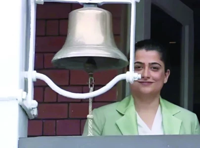 Sana Mir takes centre-stage with bell-ringing at Lord's