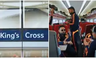 Team India Take the Tracks: Train Journey to Leeds Ahead of 1st Test vs England | WATCH