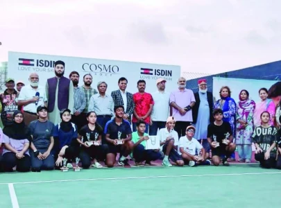 Taimoor, Dalia tame rivals to clinch tennis titles