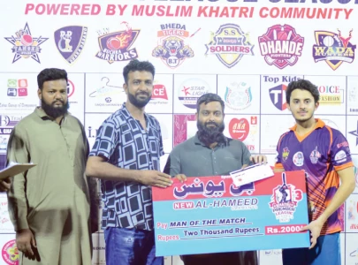 Saad's ton lifts Dhande Fighters to win